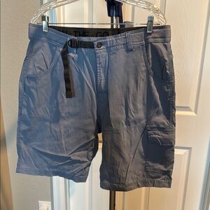 Gerry Weber Blue Cargo Shorts Relaxed Fit Drawstring Waist. Size 36